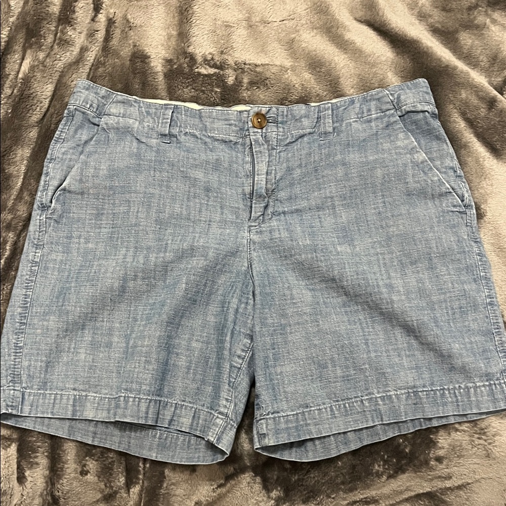GAP Light Blue Chambray Women's Bermudas